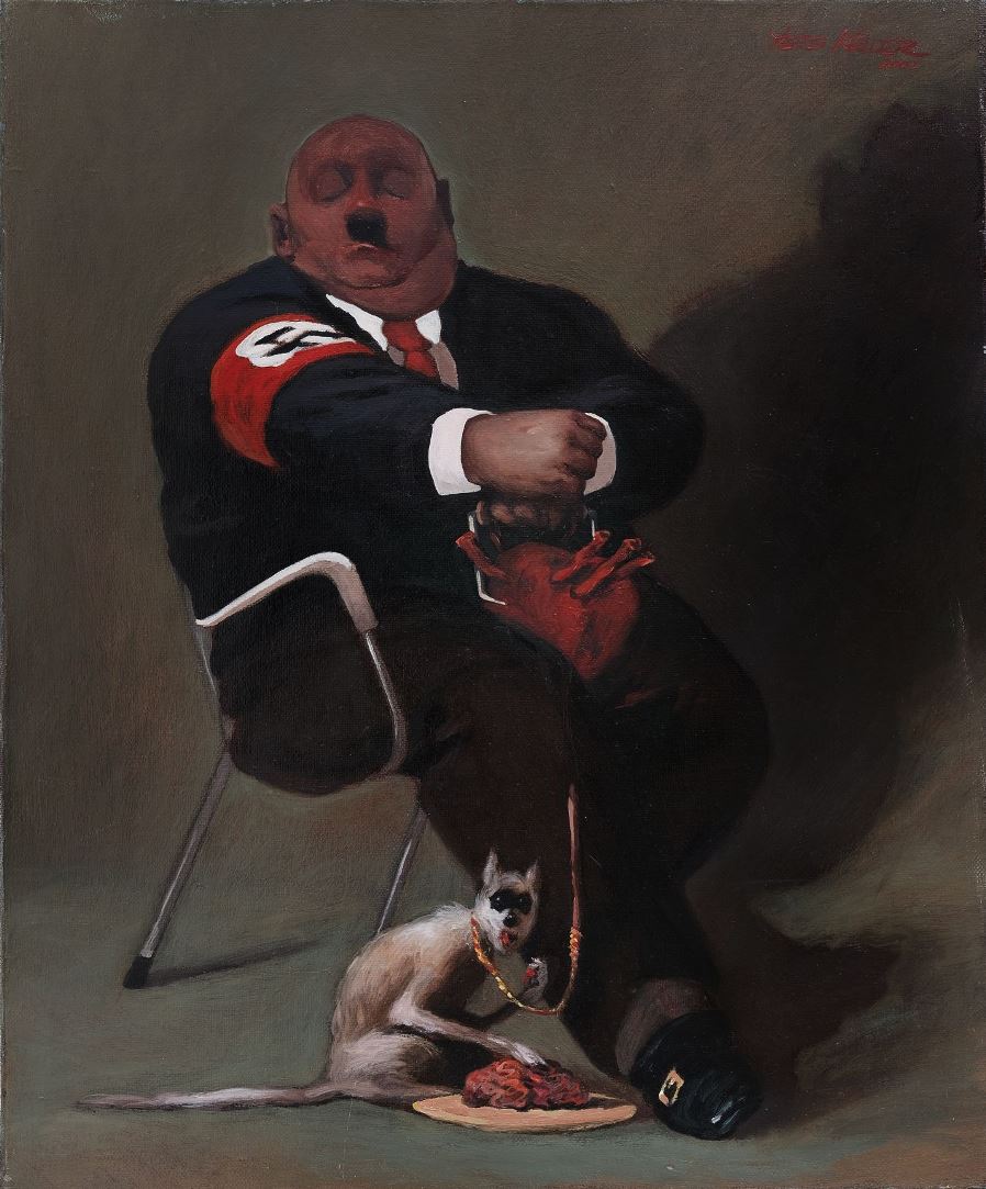 NI COEUR NI CERVELLE Ni cœur ni cervelle, huile sur toile, 2002, 65 x 50 cm