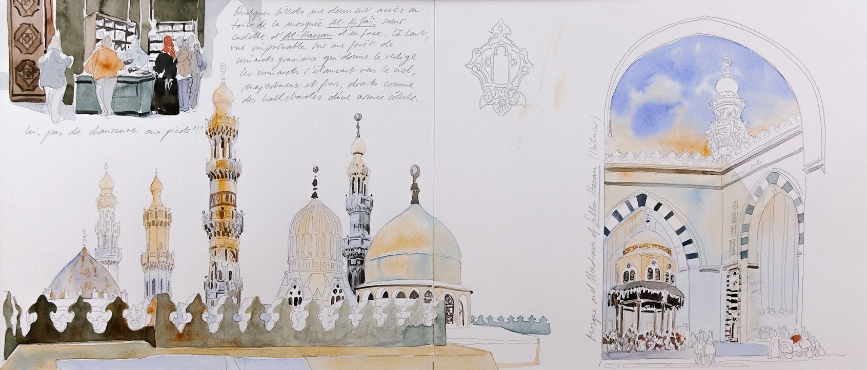 Travel Journals Cairo Yers Keller, 23 x 52 cm